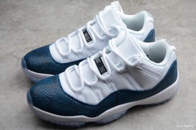 Kick Theory Air Blue CD6846-102 Jordan 11 Navy Snakeskin Low 0808